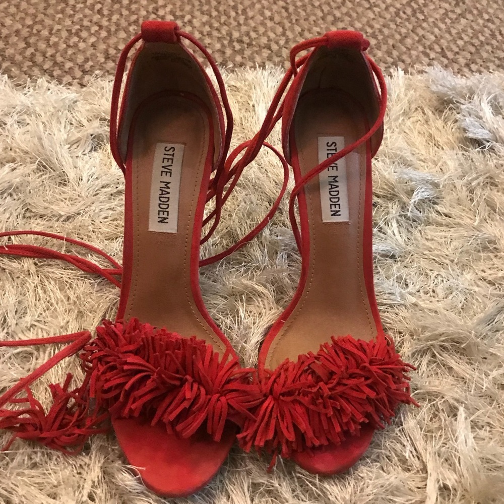 Steve Madden lace up sandals